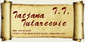Tatjana Tularčević vizit kartica
